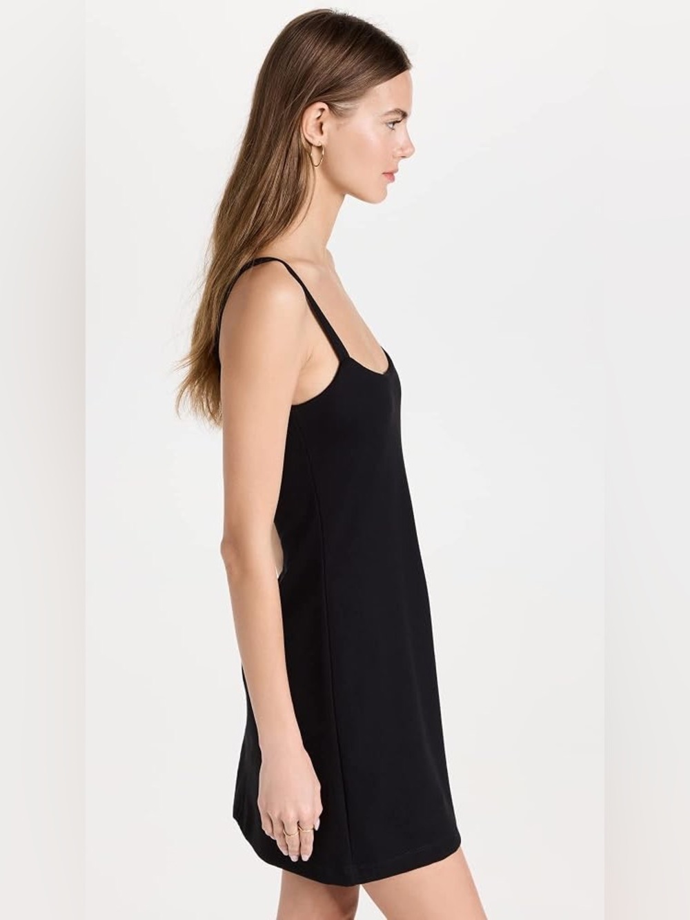HALARA Black Slip Dress